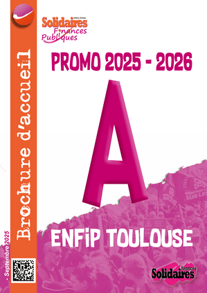 Brochure d'accueil Inspecteur Toulouse (cadastre et informatique)