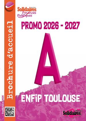 Brochure d'accueil Inspecteur Toulouse (cadastre et informatique) Brochure d'accueil Inspecteur Toulouse (cadastre et informatique)
