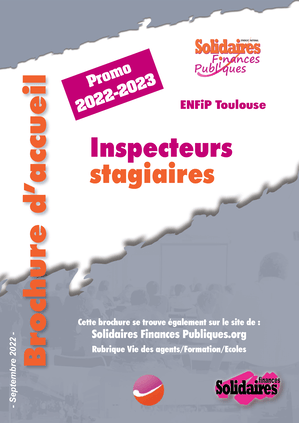 Brochure d'accueil Inspecteur Analyste PSE cadastre